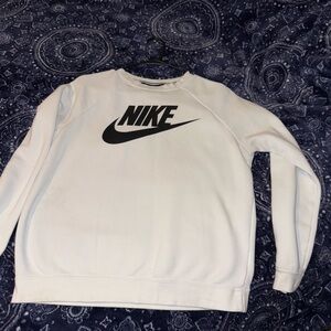 Nike White Pullover with Black Accents